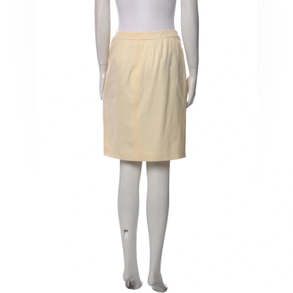 YVES SAINT LAURENT Rive Gauche Vintage Knee Length Skirt - Picture 3 of 9
